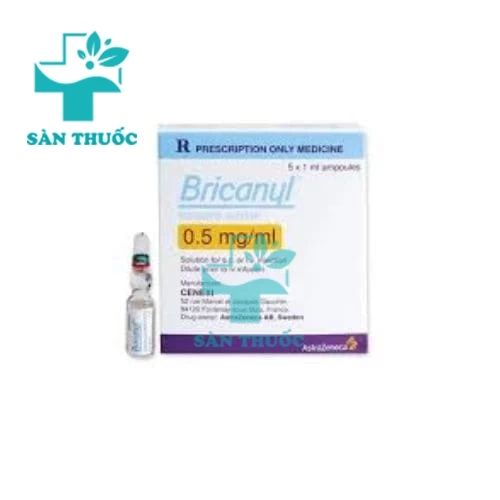 Bricanyl Inj.0.5mg/ml - Thuốc giúp điều trị hen phế quản hiệu quả